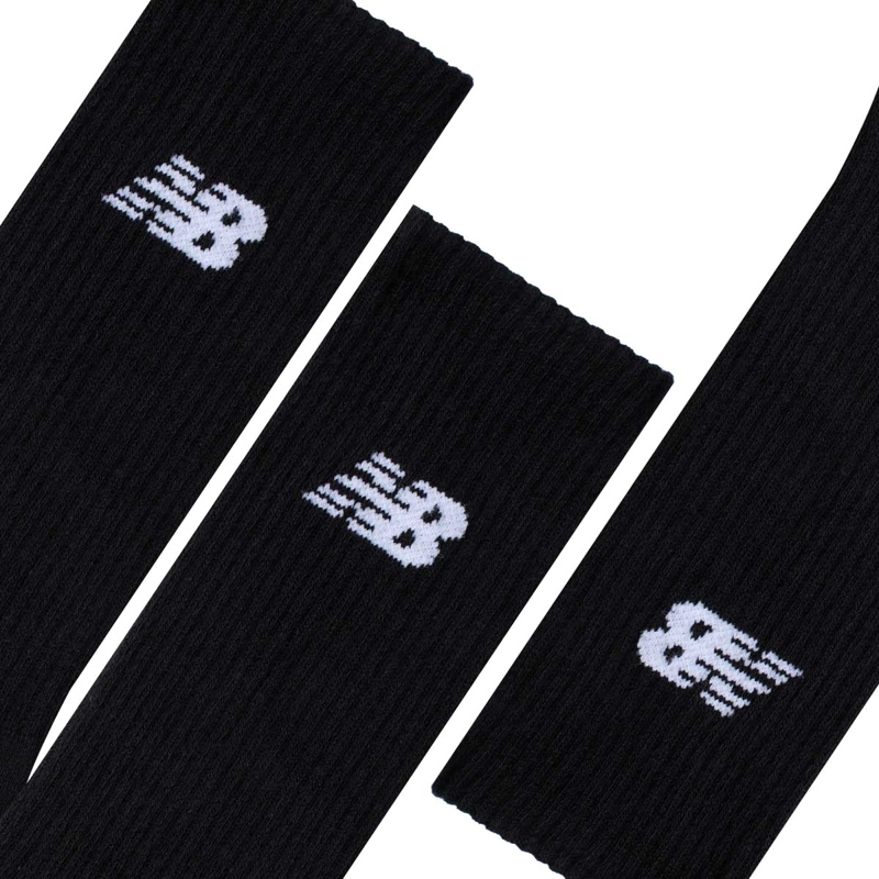 CALCETINES 3 PARES UNISEX NEW BALANCE EVERYDAY CUSHION NEGRO - 3