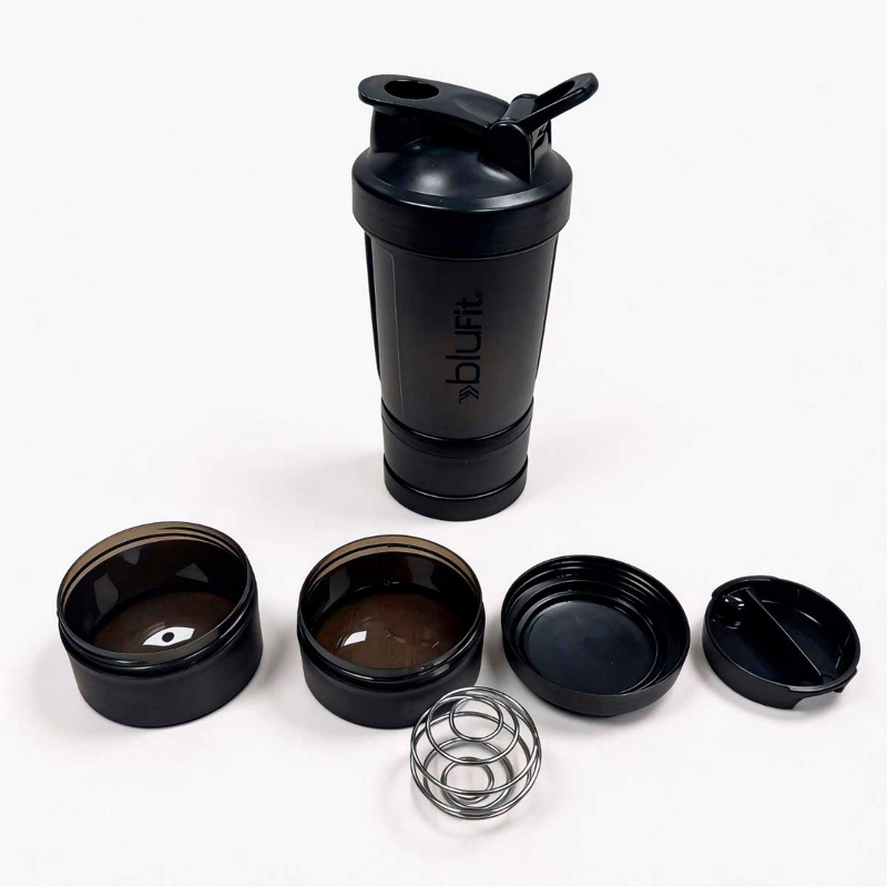 BOTELLA MIXER BLU FIT NEGRO 450 ML - 2