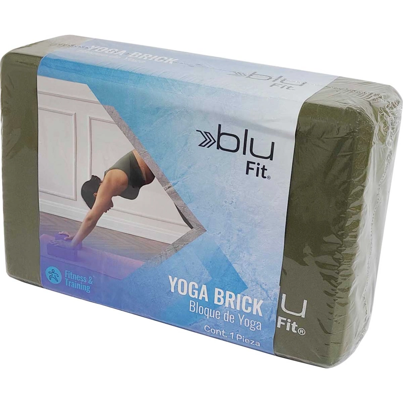 YOGA BRICK FITNESS BLU FIT VERDE - 2