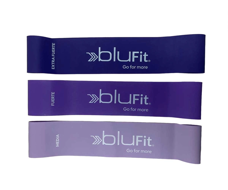 SET BANDAS ELASTICAS BLU FIT LOOP MORADO - 1