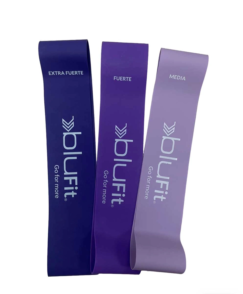 SET BANDAS ELASTICAS BLU FIT LOOP MORADO - 4