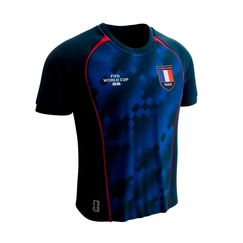 CAMISETA FUTBOL HOMBRE FEXPRO FIFA FANWEAR ROTW FRANCIA AZUL - 2