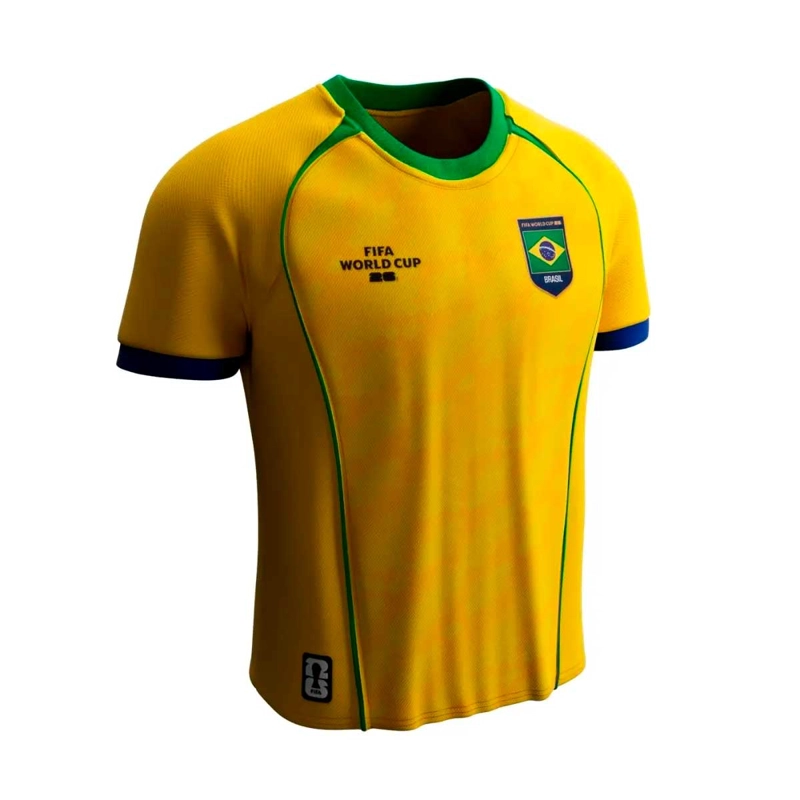CAMISETA FUTBOL NIÑOS FEXPRO FIFA FANWEAR ROTW BRASIL - 2