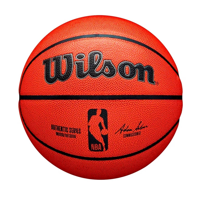 BALON BASQUETBOL WILSON NBA AUTHENTIC SERIES N°7 NARANJO - 1