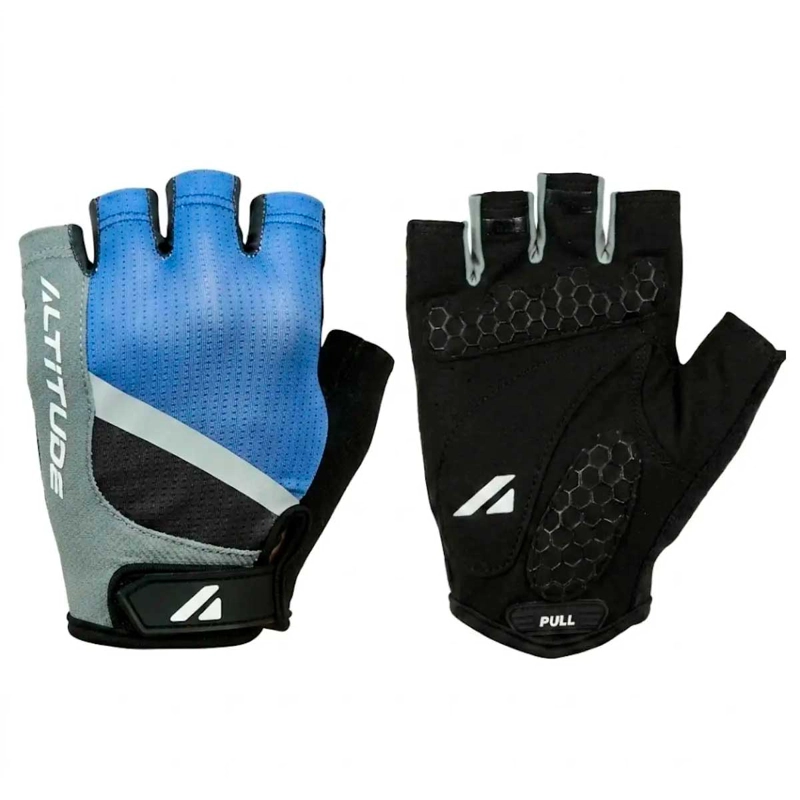 GUANTE CICLISMO HOMBRE ALTITUDE MTB SHORT FINGER AZUL - 6