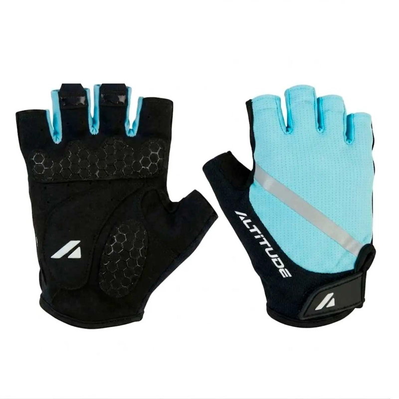 GUANTE CICLISMO MUJER ALTITUDE MTB SHORT FINGER VERDE - 4