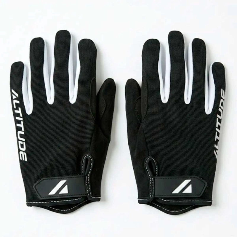 GUANTE CICLISMO HOMBRE ALTITUDE MTB LONG FINGER NEGRO - 5