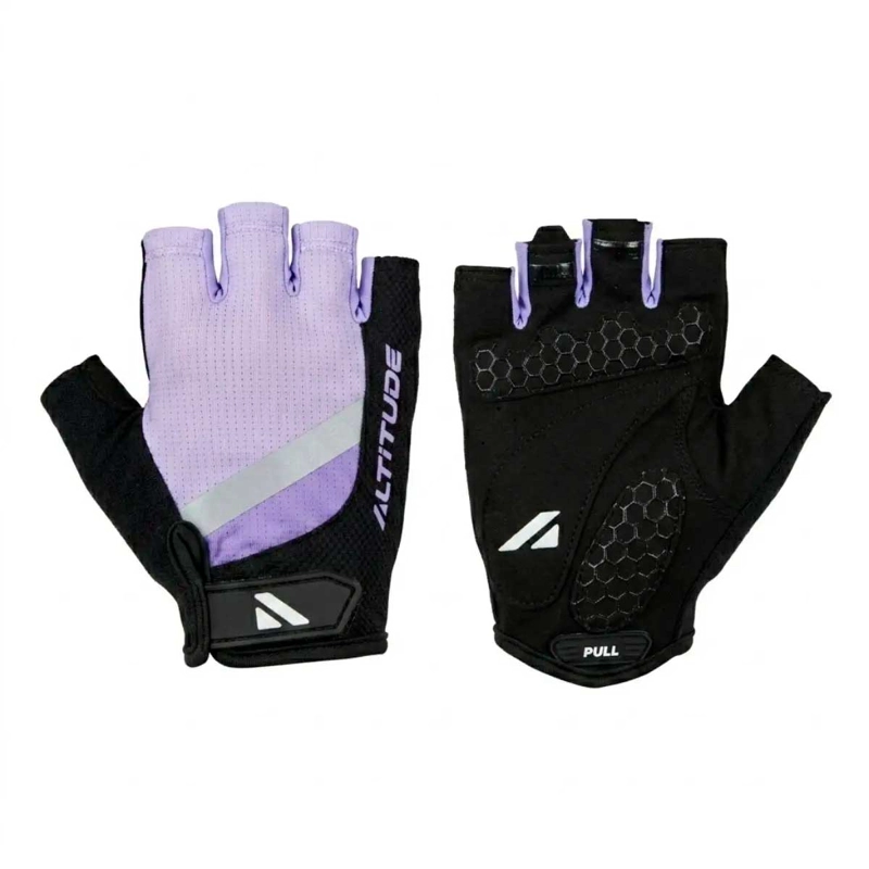 GUANTE CICLISMO MUJER ALTITUDE MTB SHORT FINGER VIOLETA - 4