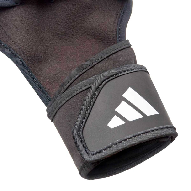 GUANTES FITNESS UNISEX ADIDAS OPEN BACK TRAINING NEGRO - 8