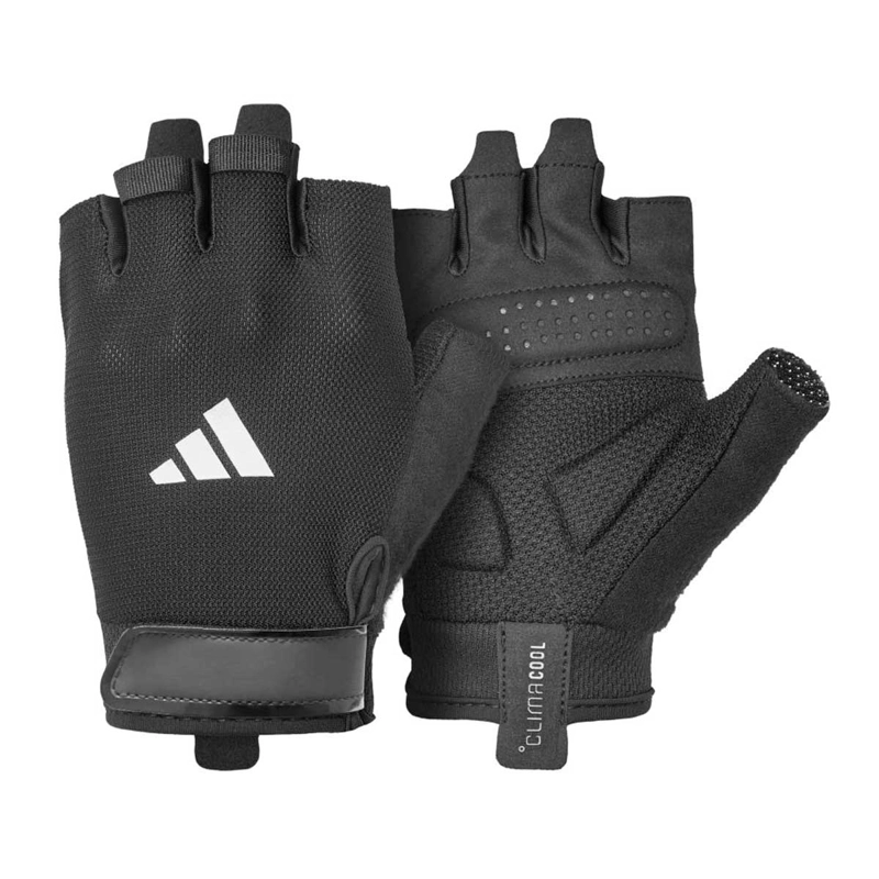 GUANTES FITNESS UNISEX ADIDAS ESSENTIALS GLOVES NEGRO - 2