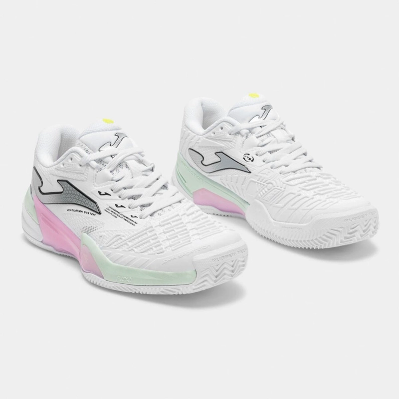 ZAPATILLAS TENIS MUJER JOMA ROLAND LADY 26 CLAY ROSADO - 2