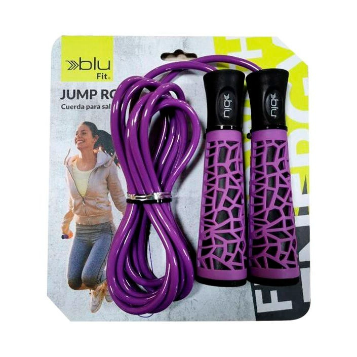 CUERDA DE SALTO BLU FIT MORADA - 3