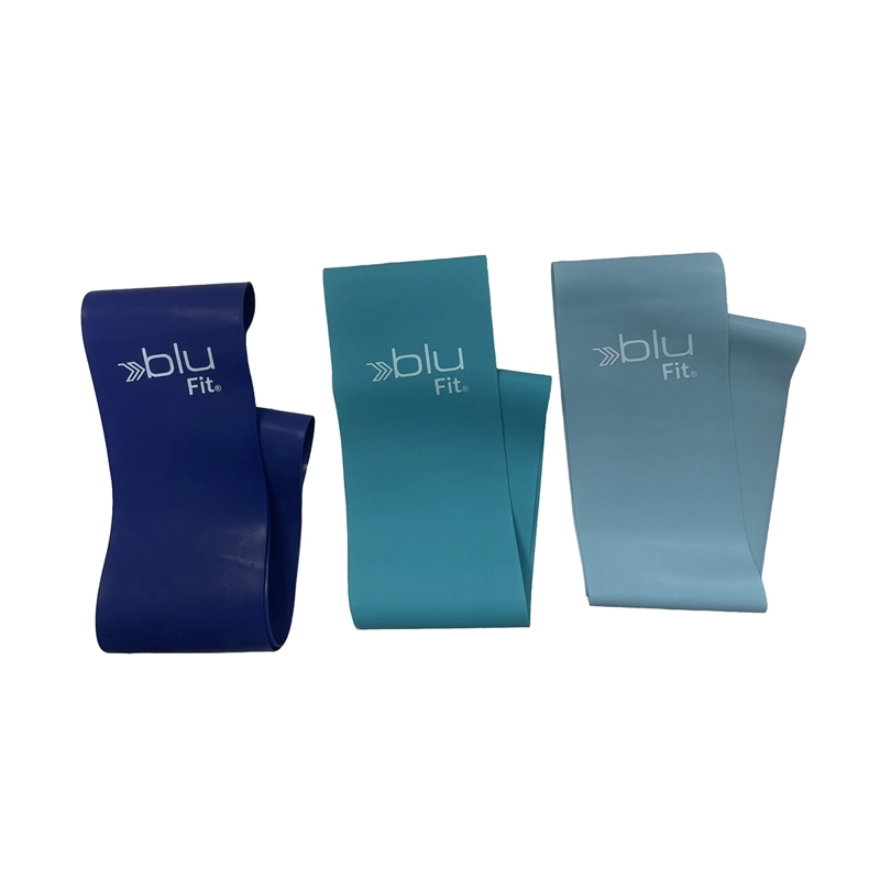 SET BANDAS ELASTICAS BLU FIT EXTRA ANCHAS VERDE - 2