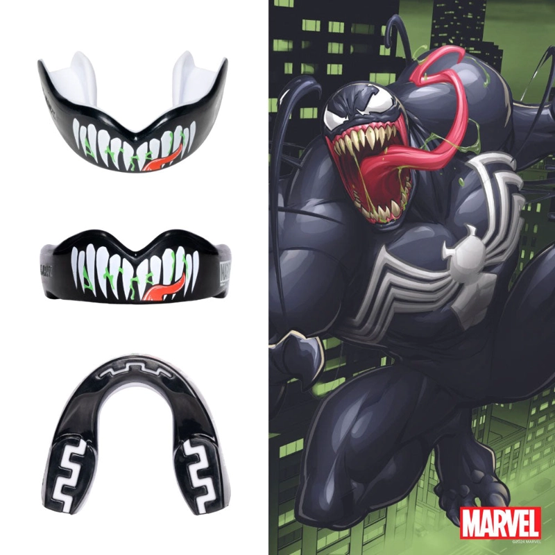 PROTECTOR BUCAL HOMBRE SAFEJAWZ MARVEL VENOM NEGRO - 2