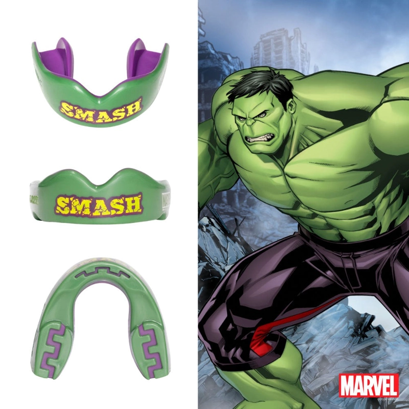 PROTECTOR BUCAL HOMBRE SAFEJAWZ MARVEL HULK VERDE - 3