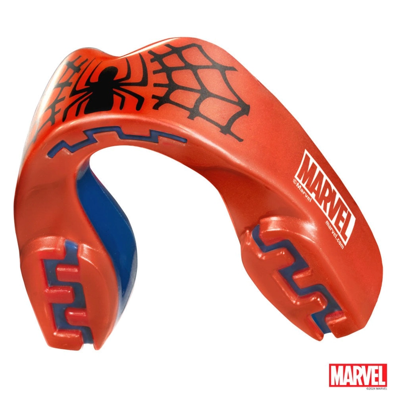 PROTECTOR BUCAL NIÑO SAFEJAWZ MARVEL SPIDER MAN ROJO - 1