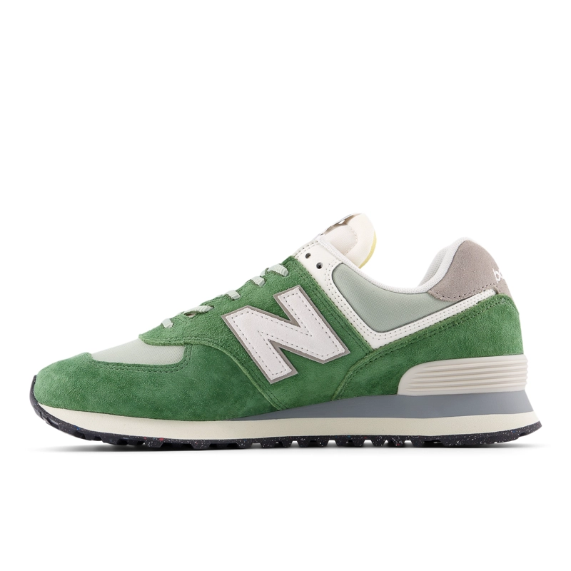 ZAPATILLAS URBANAS UNISEX NEW BALANCE 574 VERDE/BLANCA - 2