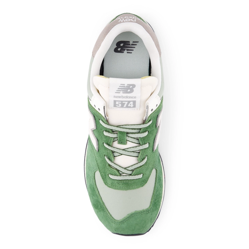 ZAPATILLAS URBANAS UNISEX NEW BALANCE 574 VERDE/BLANCA - 3