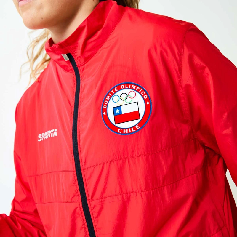 CORTAVIENTO MUJER SPARTA TEAM CHILE ROJO - 3