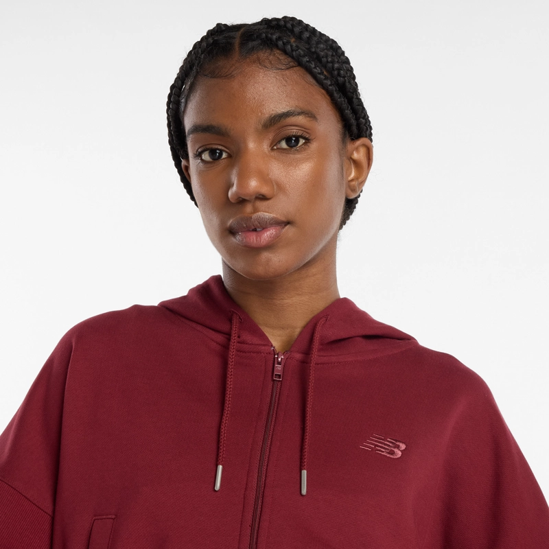 POLERON LIFESTYLE MUJER NEW BALANCE FRENCH TERRY FULL BURDEO - 4