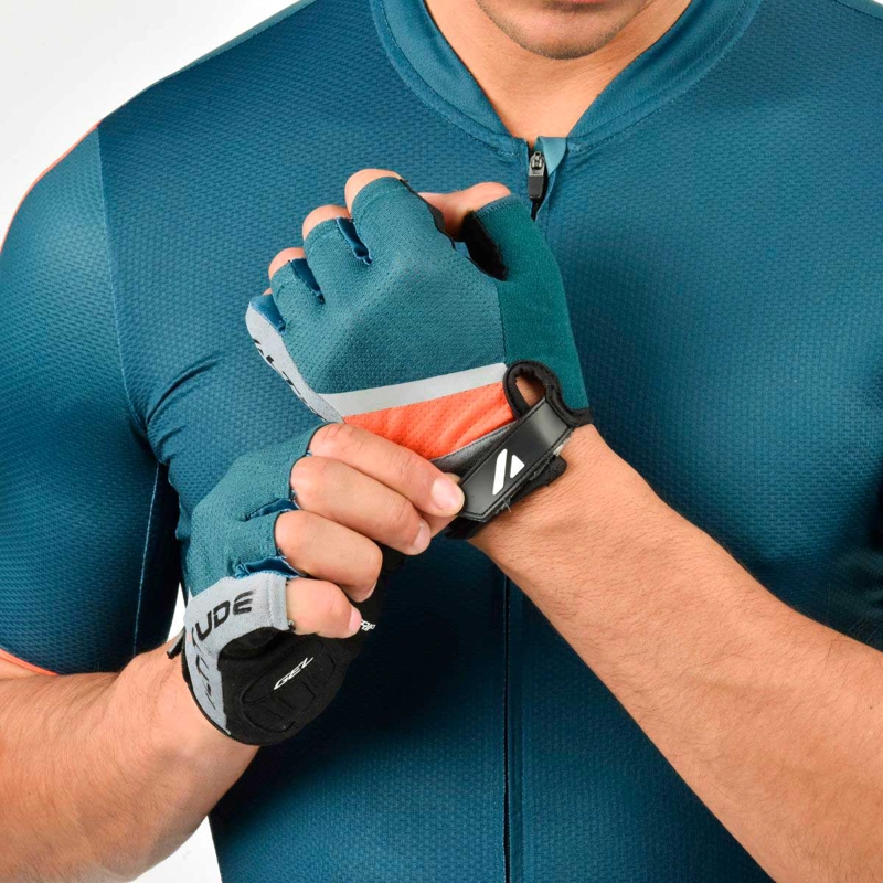 GUANTE CICLISMO HOMBRE ALTITUDE SHORT FINGER VERDE - 2