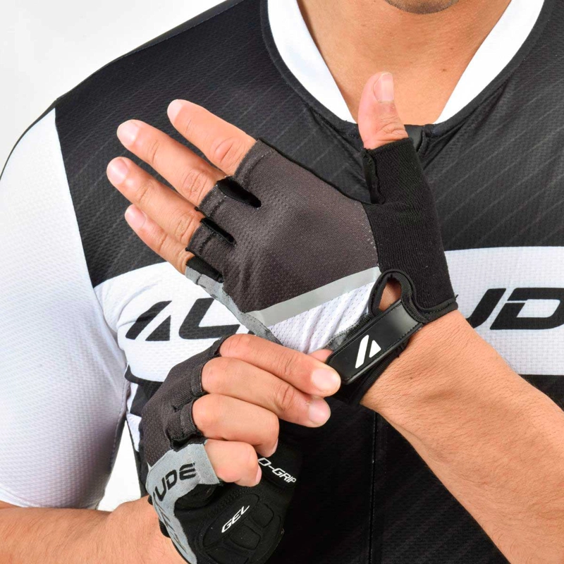 GUANTE CICLISMO HOMBRE ALTITUDE SHORT FINGER NEGRO - 2