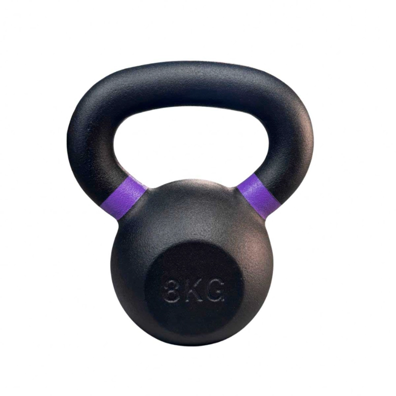 KETTLEBELL BLU FIT PESA RUSA HIERRO FUNDIDO 8KG LILA - 2