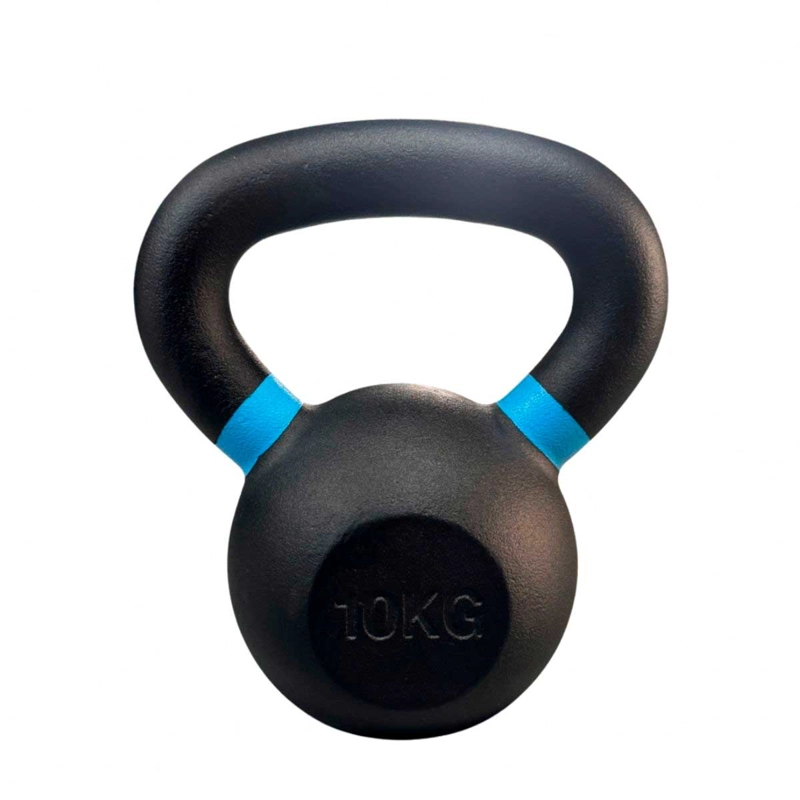 KETTLEBELL BLU FIT PESA RUSA HIERRO FUNDIDO 10KG CELESTE - 2