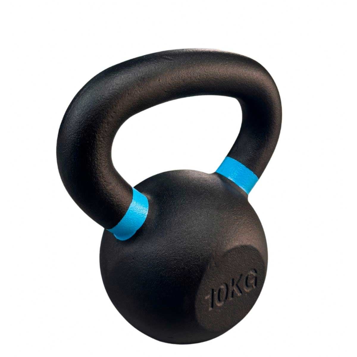 KETTLEBELL BLU FIT PESA RUSA HIERRO FUNDIDO 10KG CELESTE - 3