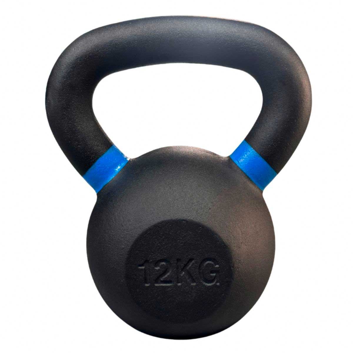 KETTLEBELL BLU FIT PESA RUSA HIERRO FUNDIDO 12KG AZUL - 2