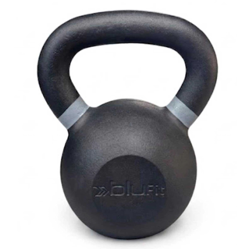 KETTLEBELL BLU FIT PESA RUSA HIERRO FUNDIDO 16KG GRIS - 1