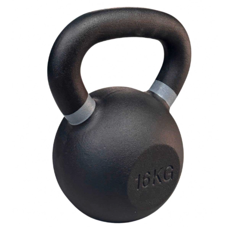 KETTLEBELL BLU FIT PESA RUSA HIERRO FUNDIDO 16KG GRIS - 3