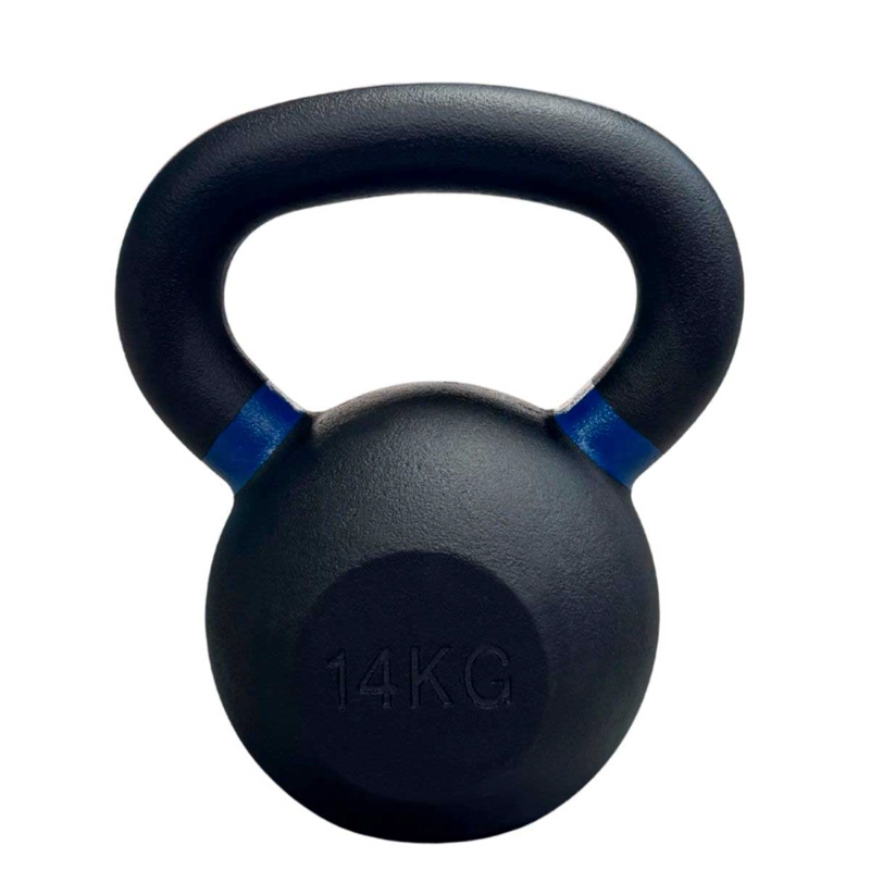 KETTLEBELL BLU FIT PESA RUSA HIERRO FUNDIDO 14KG AZUL - 2