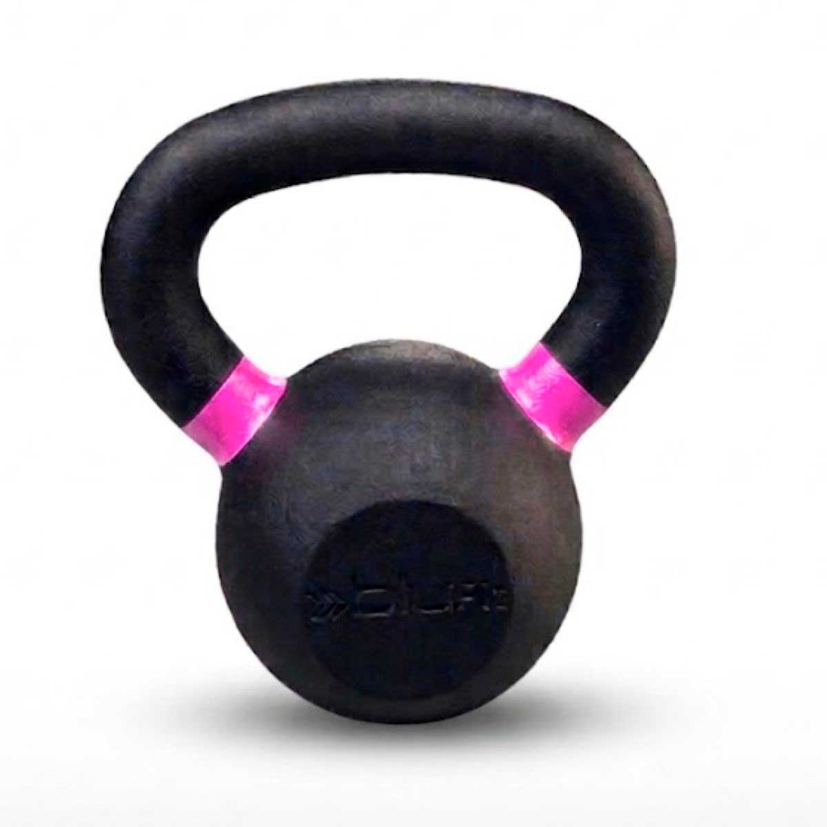 KETTLEBELL BLU FIT PESA RUSA HIERRO FUNDIDO 6KG ROSADO - 1