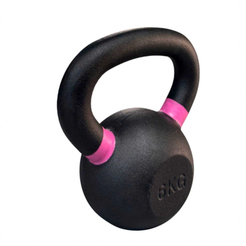KETTLEBELL BLU FIT PESA RUSA HIERRO FUNDIDO 6KG ROSADO - 3