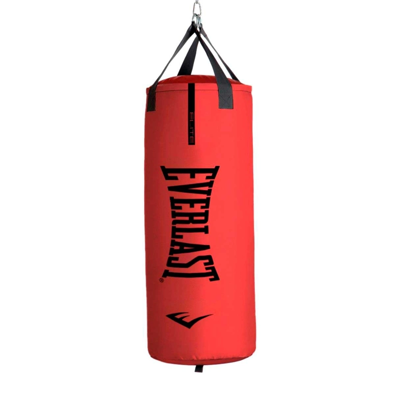 SACO BOXEO EVERLAST ELITE 2 100 LIBRAS ROJO - 1