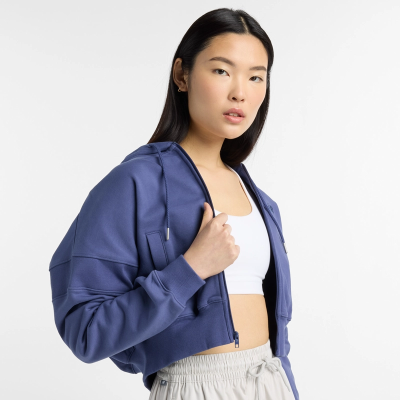 NEW BALANCE POLERON LIFESTYLE MUJER NEW BALANCE FRENCH TERRY FULL ZIP