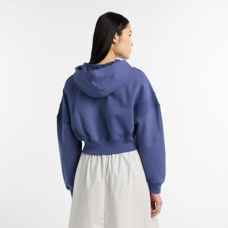POLERON LIFESTYLE MUJER NEW BALANCE FRENCH TERRY FULL ZIP - 4