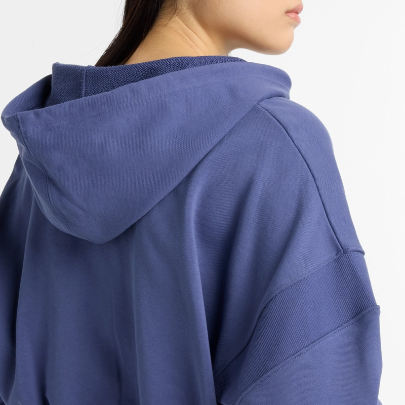 POLERON LIFESTYLE MUJER NEW BALANCE FRENCH TERRY FULL ZIP - 6