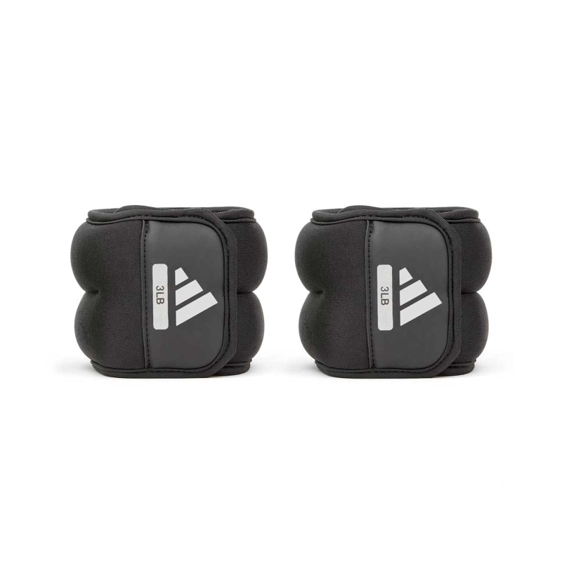 PESAS ADIDAS TOBILLO/MUÑECA 3 LB NEGRA - 2