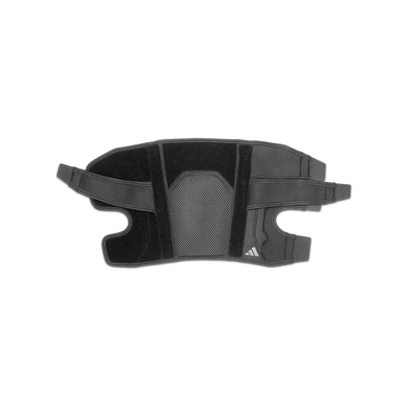 RODILLERA AJUSTABLE CON CORREAS FITNESS ADIDAS NEGRA S - 3