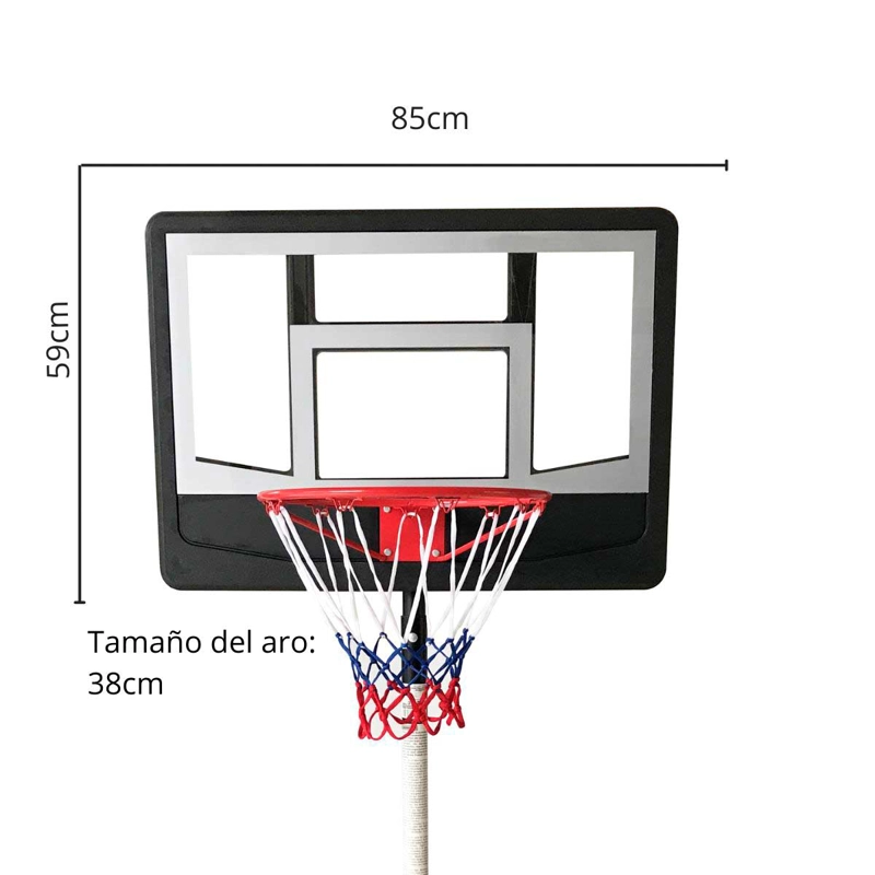 ARO BASQUETBOL AJUSTABLE SPOGA JUNIOR STAND ADVANCE ARO 38CM - 3
