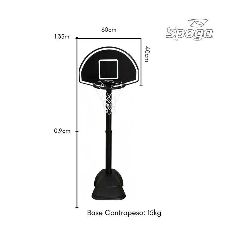 ARO BASQUETBOL FIJO SPOGA KIDS HOOP ARO 28CM - 3