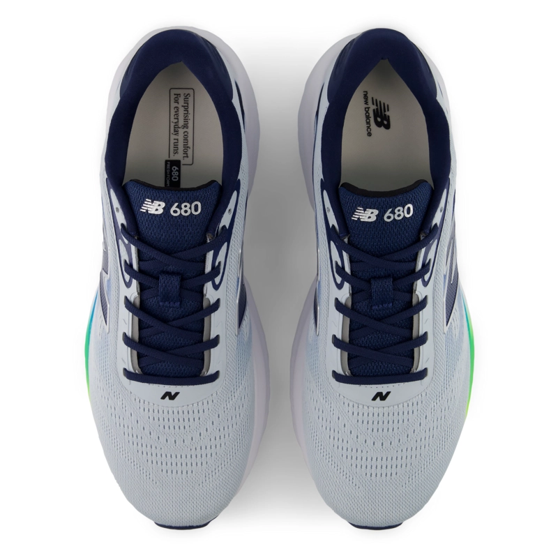ZAPATILLAS RUNNING HOMBRE NEW BALANCE 680 V9 GRIS/AZUL - 3