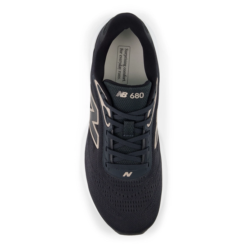 ZAPATILLAS RUNNING MUJER NEW BALANCE 680 V9 NEGRAS/BLANCO - 3