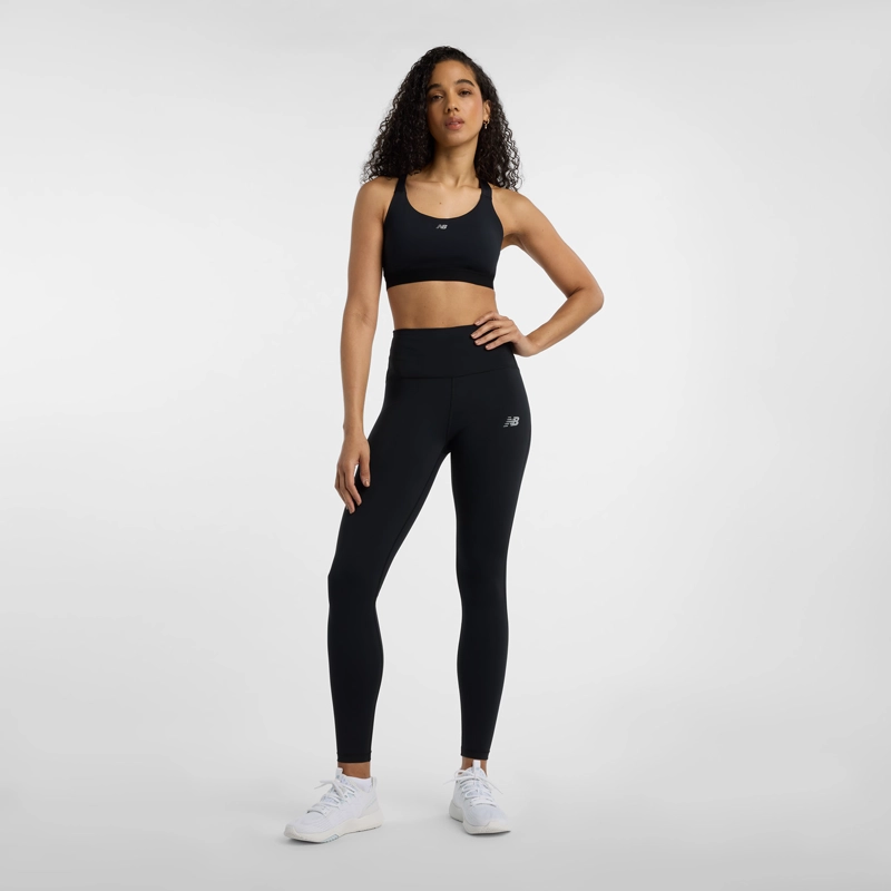 PETO RUNNING MUJER NEW BALANCE ESSENTIAL TRAIN BRA NEGRO - 1