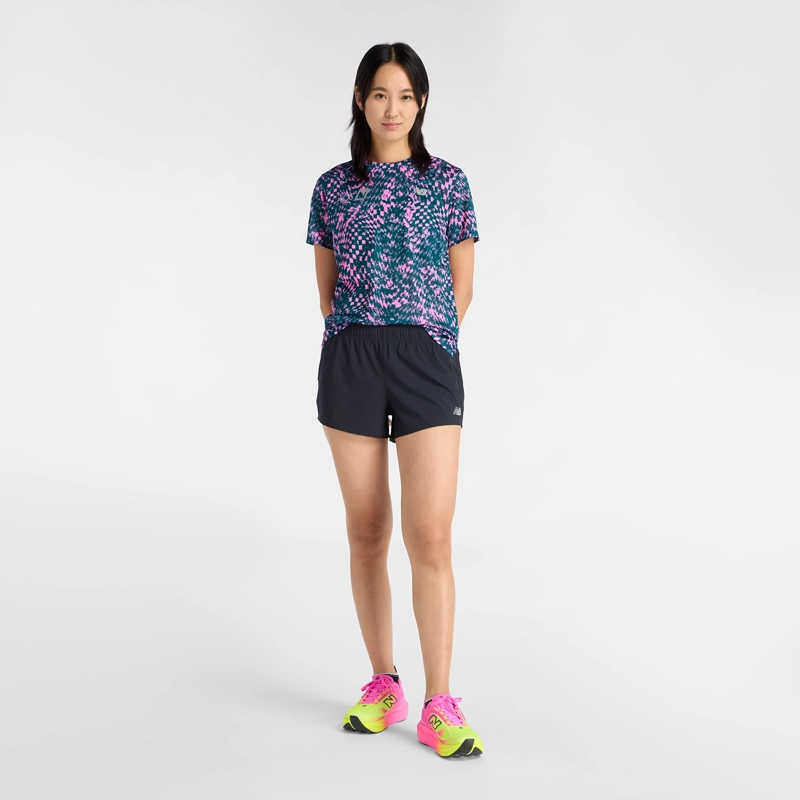 POLERA MUJER NEW BALANCE RC ESSENTIAL PRINTED LONDRES MULTI - 1