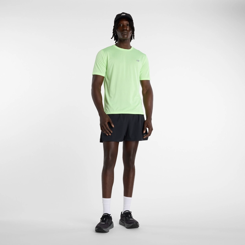 POLERA RUNNING HOMBRE NEW BALANCE RC ESSENTIAL AMARILLA - 1