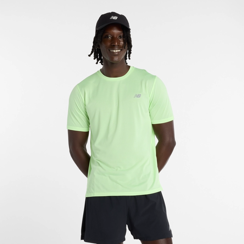 POLERA RUNNING HOMBRE NEW BALANCE RC ESSENTIAL AMARILLA - 2