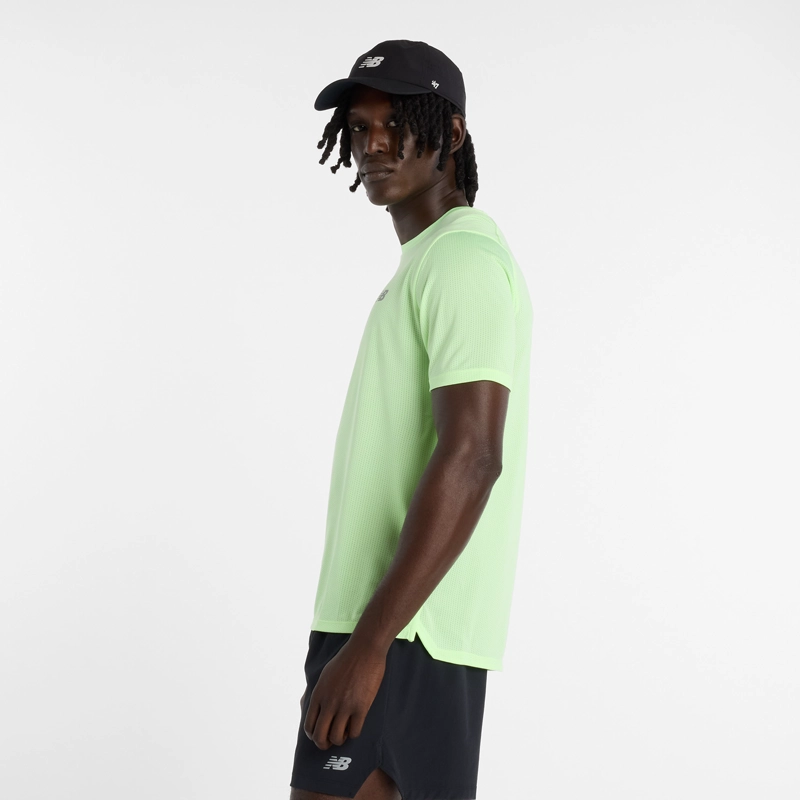 POLERA RUNNING HOMBRE NEW BALANCE RC ESSENTIAL AMARILLA - 3